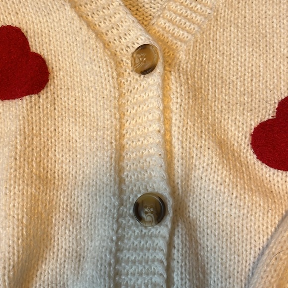 Luna and Ivy Heart Button-up Cardigan - Picture 4 of 4